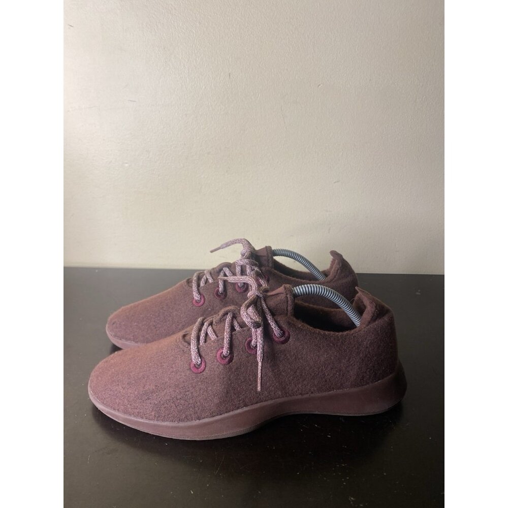 Allbirds Wool Runners Maroon Sneakers Shoes Size 11 Mens